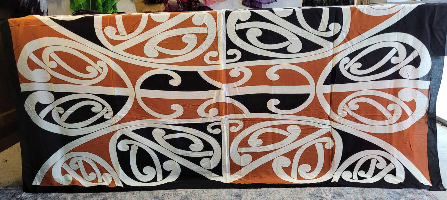 Huri Noa - Kōwhaiwhai – Premium Wrap (210cm x 110cm)