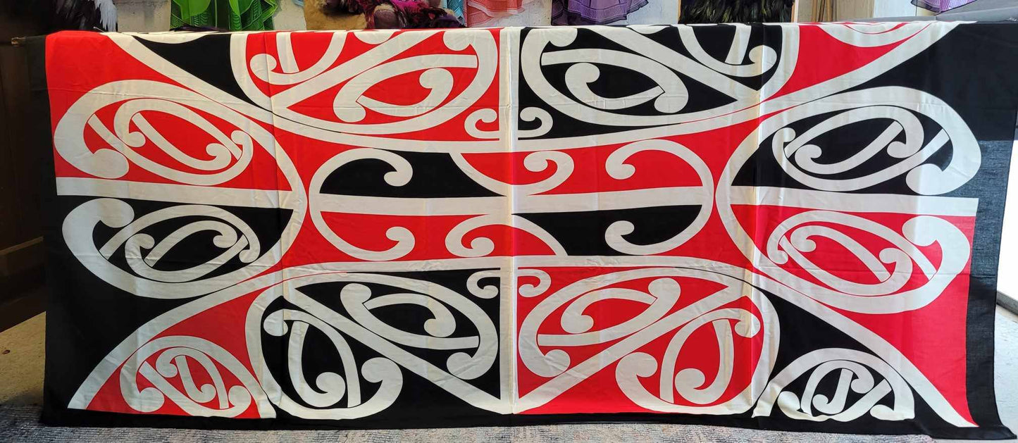 Huri Noa - Kōwhaiwhai – Premium Wrap (210cm x 110cm)