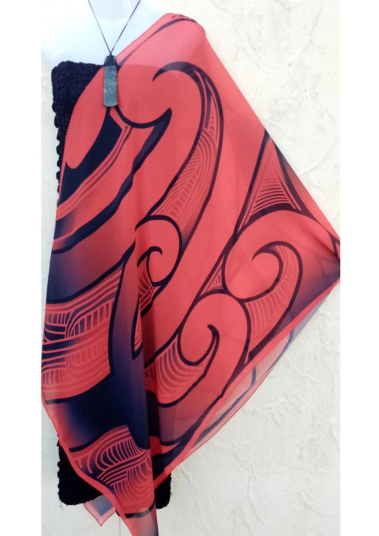Manaia Shawl - Maori design